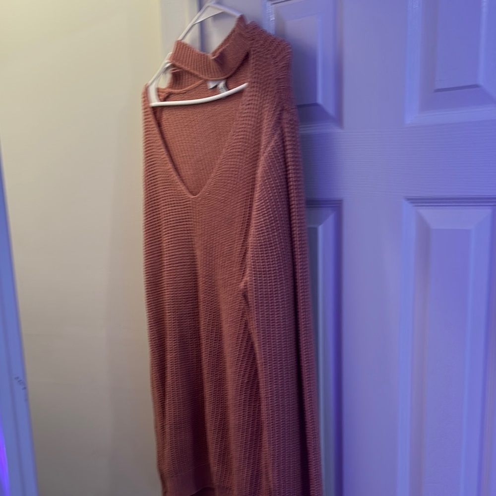 Forever 21 Pink Knit Blouse